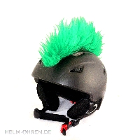 Skihelm - Irokese - Grün