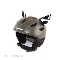 Skihelm - Helm-Ohren Zebra